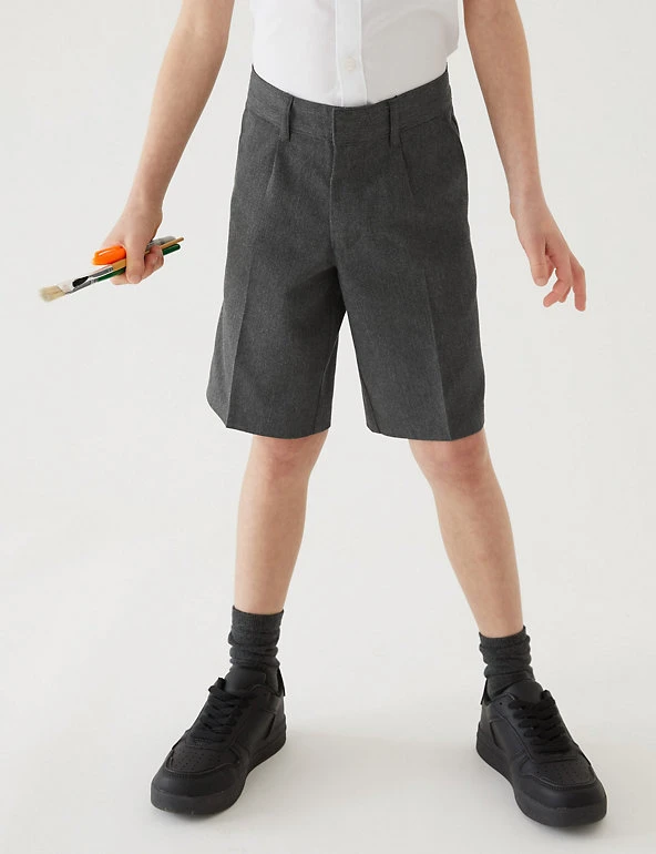 School 2pk Boys' Regular Leg Shorts (2-14 Yrs) M&S Collection School 2pk Boys' Regular Leg Shorts (2-14 Yrs) -Cheap School Uniform Store SD 04 T76 4965 T0 X EC 1