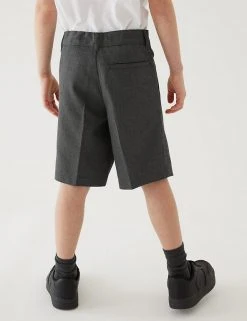 M&S Collection School 2pk Boys' Regular Leg Shorts (2-14 Yrs) 5 M&S Collection School 2pk Boys' Regular Leg Shorts (2-14 Yrs) -Cheap School Uniform Store SD 04 T76 4965 T0 X EC 2