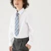 M&S Collection 3pk Boys' Plus Fit Easy Iron School Shirts (4-18 Yrs) -Cheap School Uniform Store SD 04 T76 5719P Z0 X EC 0
