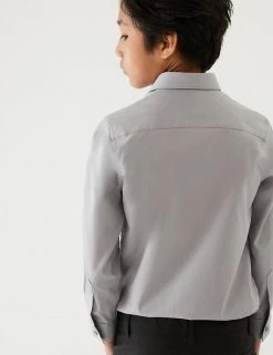 M&S Collection 3pk Boys' Easy Iron School Shirts (2-16 Yrs) 11 M&S Collection 3pk Boys' Easy Iron School Shirts (2-16 Yrs) -Cheap School Uniform Store SD 04 T76 5719 T0 X EC 2
