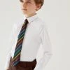 M&S Collection Boys' 2pk Skinny Fit Stretch School Shirts (2-16 Yrs) -Cheap School Uniform Store SD 04 T76 5754 Z0 X EC 0