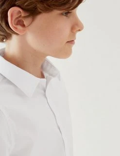 M&S Collection Boys' 2pk Skinny Fit Stretch School Shirts (2-16 Yrs) 4 M&S Collection Boys' 2pk Skinny Fit Stretch School Shirts (2-16 Yrs) -Cheap School Uniform Store SD 04 T76 5754 Z0 X EC 1