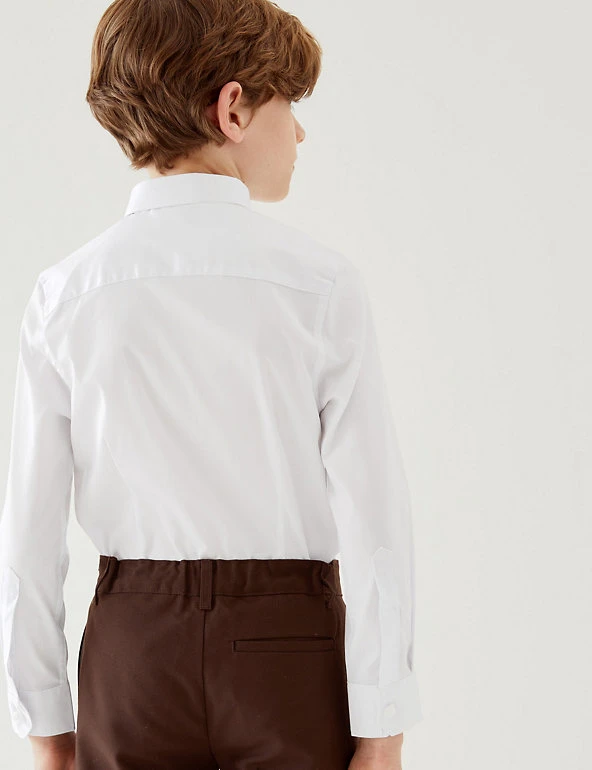 Boys' 2pk Skinny Fit Stretch School Shirts (2-16 Yrs) M&S Collection Boys' 2pk Skinny Fit Stretch School Shirts (2-16 Yrs) -Cheap School Uniform Store SD 04 T76 5754 Z0 X EC 2