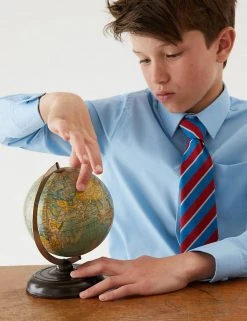 M&S Collection 2pk Boys' Non-Iron School Shirts (2-18 Yrs) -Cheap School Uniform Store SD 04 T76 5768 E0 X EC 0