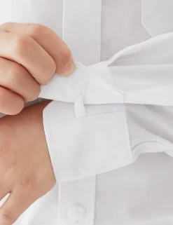 M&S Collection 2pk Boys' Non-Iron School Shirts (2-18 Yrs) -Cheap School Uniform Store SD 04 T76 5768 Z0 X EC 2