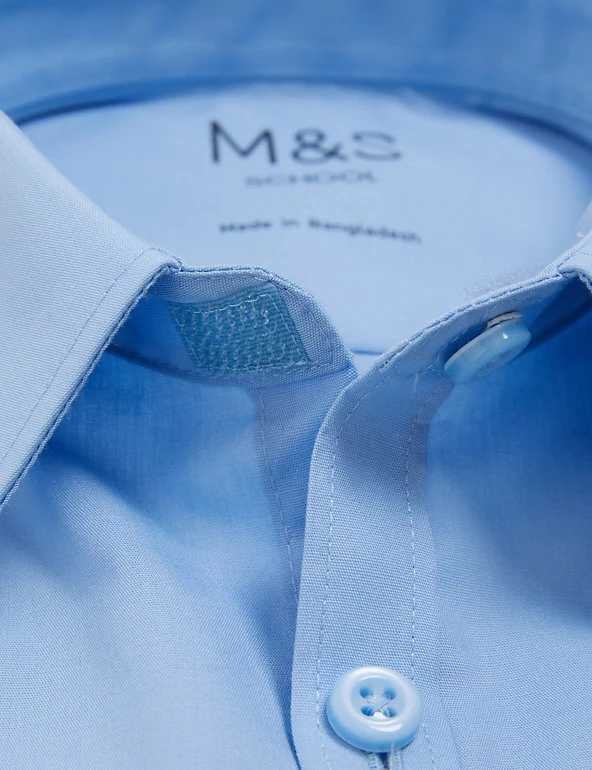 2pk Boys' Slim Fit Non-Iron School Shirts (2-18 Yrs) M&S Collection 2pk Boys' Slim Fit Non-Iron School Shirts (2-18 Yrs) -Cheap School Uniform Store SD 04 T76 5769 E0 X EC 8