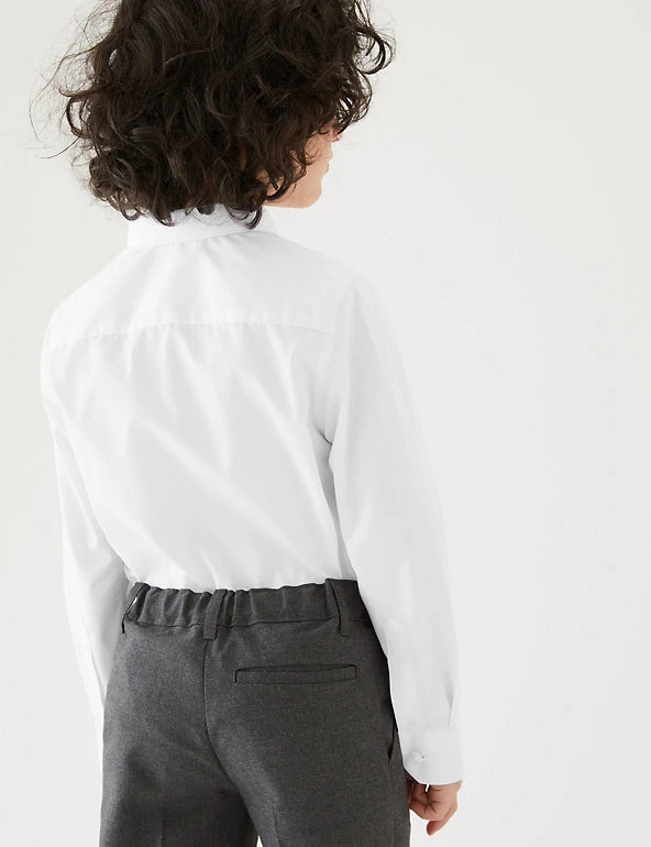 2pk Boys' Slim Fit Non-Iron School Shirts (2-18 Yrs) M&S Collection 2pk Boys' Slim Fit Non-Iron School Shirts (2-18 Yrs) -Cheap School Uniform Store SD 04 T76 5769 Z0 X EC 2