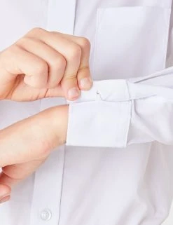 M&S Collection 2pk Boys' Cotton Regular Fit School Shirts (2-18 Yrs) -Cheap School Uniform Store SD 04 T76 5777S Z0 X EC 3