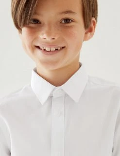 M&S Collection Boys' 5pk Regular Fit Easy To Iron School Shirts (2-18 Yrs) 9 M&S Collection Boys' 5pk Regular Fit Easy To Iron School Shirts (2-18 Yrs) -Cheap School Uniform Store SD 04 T76 5779 Z0 X EC 1