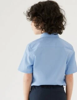 M&S Collection 3pk Boys' Slim Easy Iron School Shirts (2-16 Yrs) 10 M&S Collection 3pk Boys' Slim Easy Iron School Shirts (2-16 Yrs) -Cheap School Uniform Store SD 04 T76 5813 E0 X EC 2