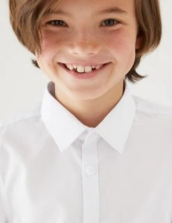 M&S Collection 3pk Boys' Slim Easy Iron School Shirts (2-16 Yrs) 4 M&S Collection 3pk Boys' Slim Easy Iron School Shirts (2-16 Yrs) -Cheap School Uniform Store SD 04 T76 5813 Z0 X EC 1