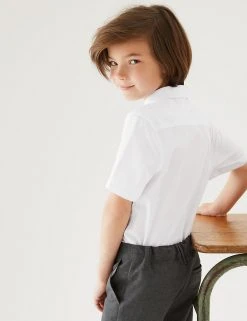 M&S Collection 3pk Boys' Slim Easy Iron School Shirts (2-16 Yrs) 5 M&S Collection 3pk Boys' Slim Easy Iron School Shirts (2-16 Yrs) -Cheap School Uniform Store SD 04 T76 5813 Z0 X EC 2