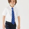 M&S Collection 2pk Boys' Non-Iron School Shirts (2-18 Yrs) -Cheap School Uniform Store SD 04 T76 5871 Z0 X EC 0