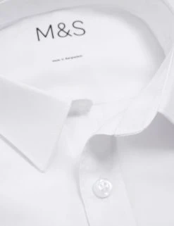 M&S Collection 2pk Boys' Non-Iron School Shirts (2-18 Yrs) -Cheap School Uniform Store SD 04 T76 5871 Z0 X EC 8