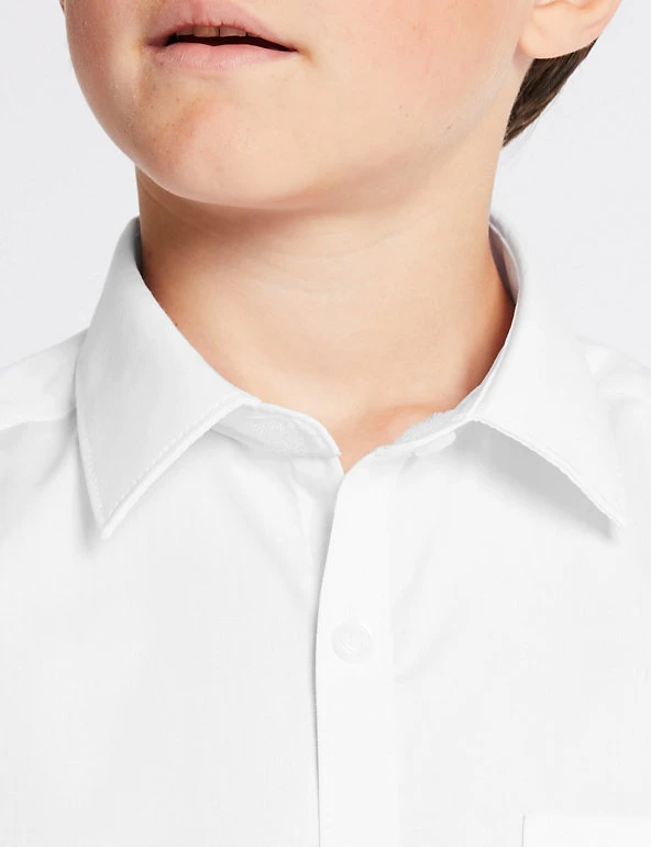 2pk Boys' Slim Fit Non-Iron School Shirts (2-18 Yrs) M&S Collection 2pk Boys' Slim Fit Non-Iron School Shirts (2-18 Yrs) -Cheap School Uniform Store SD 04 T76 5883 Z0 X EC 2