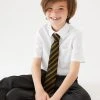 M&S Collection 2pk Boys' Cotton Regular Fit School Shirts (2-18 Yrs)