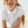 M&S Collection 2pk Girls' Cap Sleeve Easy Iron School Shirts (2-16 Yrs) -Cheap School Uniform Store SD 04 T76 5930 Z0 X EC 0