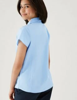 M&S Collection 2pk Girls' Easy Iron School Shirts (2-16 Yrs) 9 M&S Collection 2pk Girls' Easy Iron School Shirts (2-16 Yrs) -Cheap School Uniform Store SD 04 T76 5931 E0 X EC 2