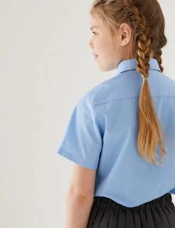 M&S Collection 3pk Girls' Easy Iron School Shirts (2-16 Yrs) 10 M&S Collection 3pk Girls' Easy Iron School Shirts (2-16 Yrs) -Cheap School Uniform Store SD 04 T76 5946 E0 X EC 2