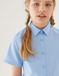 3pk Girls' Slim Fit Easy Iron School Shirts (2-16 Yrs) 9 3pk Girls' Slim Fit Easy Iron School Shirts (2-16 Yrs) -Cheap School Uniform Store SD 04 T76 5951 E0 X EC 1