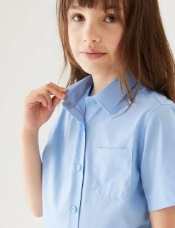 M&S Collection 2pk Girls' Non-Iron School Shirts (2-18 Yrs) 20 M&S Collection 2pk Girls' Non-Iron School Shirts (2-18 Yrs) -Cheap School Uniform Store SD 04 T76 5982 E0 X EC 1