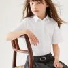 M&S Collection 2pk Girls' Skinny Fit School Shirts (2-18 Yrs) 2 M&S Collection 2pk Girls' Skinny Fit School Shirts (2-18 Yrs) -Cheap School Uniform Store SD 04 T76 5991 Z0 X EC 0