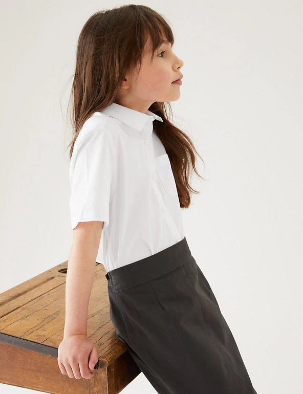 2pk Girls’ Slim Fit Pure Cotton School Shirts (2-18 Yrs) M&S Collection 2pk Girls’ Slim Fit Pure Cotton School Shirts (2-18 Yrs) -Cheap School Uniform Store SD 04 T76 5996S Z0 X EC 0