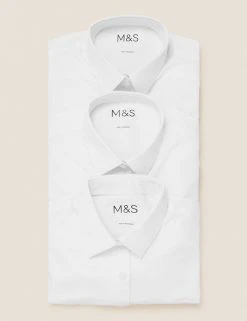 M&S Collection 3pk Girls’ Adaptive Easy Iron School Shirts (3-18 Yrs) -Cheap School Uniform Store SD 04 T76 5998 Z0 X EC 7