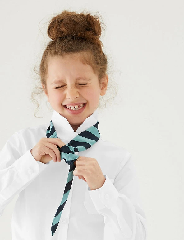 2pk Girls' Slim Fit Non-Iron School Blouses (2-16 Yrs) M&S Collection Shirts 2pk Girls' Slim Fit Non-Iron School Blouses (2-16 Yrs) -Cheap School Uniform Store SD 04 T76 6020 Z0 X EC 0