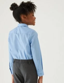 M&S Collection 3pk Girls' Easy Iron School Shirts (2-16 Yrs) 17 M&S Collection 3pk Girls' Easy Iron School Shirts (2-16 Yrs) -Cheap School Uniform Store SD 04 T76 6023 E0 X EC 2