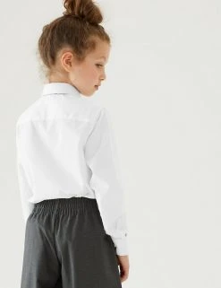 M&S Collection 3pk Girls' Easy Iron School Shirts (2-16 Yrs) 5 M&S Collection 3pk Girls' Easy Iron School Shirts (2-16 Yrs) -Cheap School Uniform Store SD 04 T76 6023 Z0 X EC 2