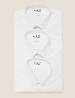 M&S Collection 3pk Girls' Easy Iron School Shirts (2-16 Yrs) 7 M&S Collection 3pk Girls' Easy Iron School Shirts (2-16 Yrs) -Cheap School Uniform Store SD 04 T76 6023 Z0 X EC 7