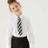 M&S Collection 3pk Girls' Slim Fit Easy Iron School Shirts (2-16 Yrs) 2 M&S Collection 3pk Girls' Slim Fit Easy Iron School Shirts (2-16 Yrs) -Cheap School Uniform Store SD 04 T76 6024 Z0 X EC 0