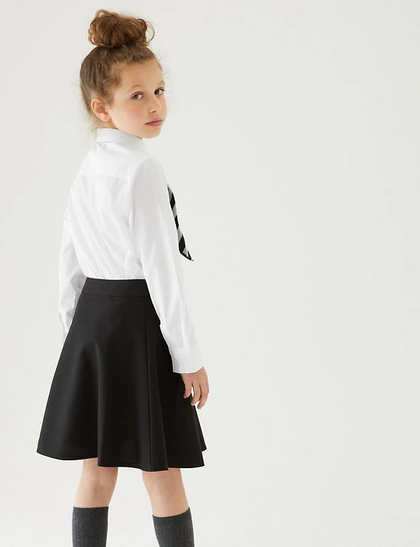 3pk Girls' Slim Fit Easy Iron School Shirts (2-16 Yrs) M&S Collection 3pk Girls' Slim Fit Easy Iron School Shirts (2-16 Yrs) -Cheap School Uniform Store SD 04 T76 6024 Z0 X EC 3