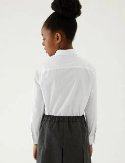 M&S Collection 5pk Girls' Regular Fit Easy To Iron Shirts (2-18 Yrs) 10 M&S Collection 5pk Girls' Regular Fit Easy To Iron Shirts (2-18 Yrs) -Cheap School Uniform Store SD 04 T76 6025 Z0 X EC 1