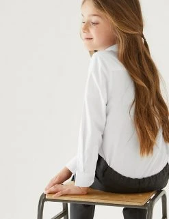 M&S Collection 3pk Girls' Easy Dressing Easy Iron School Shirts (3-18 Yrs) 6 M&S Collection 3pk Girls' Easy Dressing Easy Iron School Shirts (3-18 Yrs) -Cheap School Uniform Store SD 04 T76 6042 Z0 X EC 3