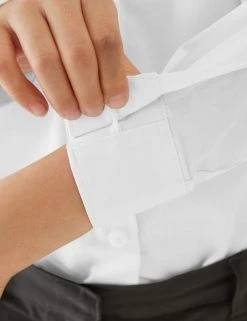 M&S Collection 2pk Girls' Slim Fit Pure Cotton School Shirts (2-18 Yrs) 6 M&S Collection 2pk Girls' Slim Fit Pure Cotton School Shirts (2-18 Yrs) -Cheap School Uniform Store SD 04 T76 6056S Z0 X EC 3