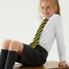M&S Collection 2pk Girls' Skinny Fit School Shirts (2-18 Yrs) -Cheap School Uniform Store SD 04 T76 6057 Z0 X EC 0
