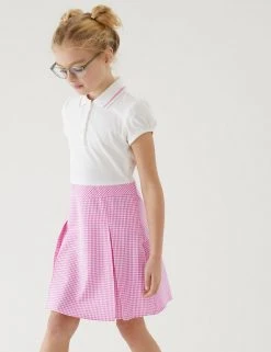 M&S Collection Dresses Girls' 2 In 1 Gingham Pleated School Dress (2-14 Yrs) 53 M&S Collection Dresses Girls' 2 In 1 Gingham Pleated School Dress (2-14 Yrs) -Cheap School Uniform Store SD 04 T76 6475 A0 X EC 0