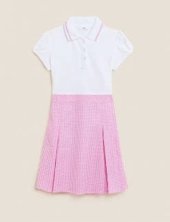 M&S Collection Dresses Girls' 2 In 1 Gingham Pleated School Dress (2-14 Yrs) 54 M&S Collection Dresses Girls' 2 In 1 Gingham Pleated School Dress (2-14 Yrs) -Cheap School Uniform Store SD 04 T76 6475 A0 X EC 90