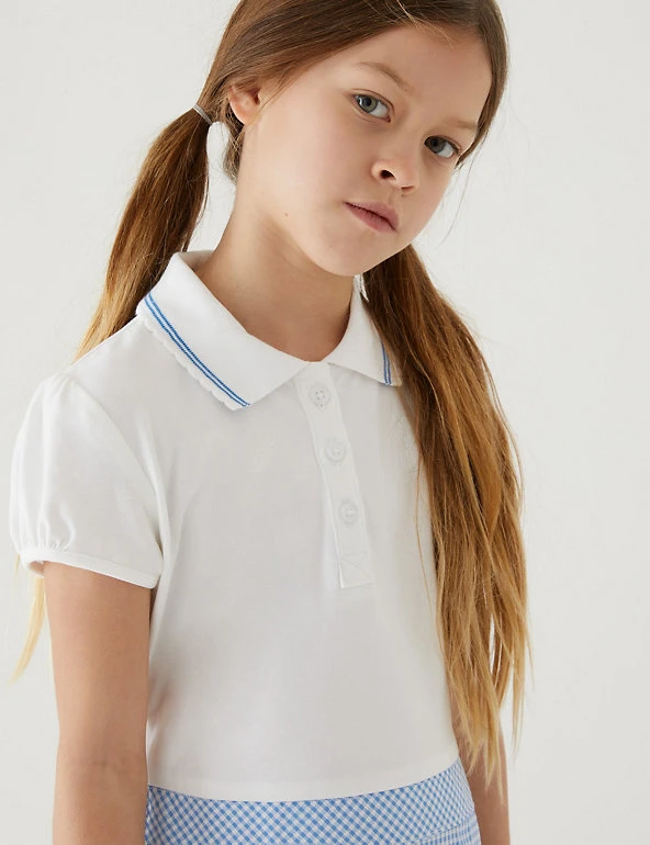 M&S Collection Dresses Girls' 2 In 1 Gingham Pleated School Dress (2-14 Yrs) 31 M&S Collection Dresses Girls' 2 In 1 Gingham Pleated School Dress (2-14 Yrs) - Image 29