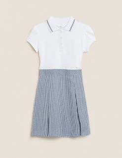 M&S Collection Dresses Girls' 2 In 1 Gingham Pleated School Dress (2-14 Yrs) 75 M&S Collection Dresses Girls' 2 In 1 Gingham Pleated School Dress (2-14 Yrs) -Cheap School Uniform Store SD 04 T76 6475 F0 X EC 90
