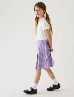 M&S Collection Dresses Girls' 2 In 1 Gingham Pleated School Dress (2-14 Yrs) 59 M&S Collection Dresses Girls' 2 In 1 Gingham Pleated School Dress (2-14 Yrs) -Cheap School Uniform Store SD 04 T76 6475 G0 X EC 0