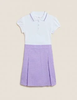 M&S Collection Dresses Girls' 2 In 1 Gingham Pleated School Dress (2-14 Yrs) 60 M&S Collection Dresses Girls' 2 In 1 Gingham Pleated School Dress (2-14 Yrs) -Cheap School Uniform Store SD 04 T76 6475 G0 X EC 90