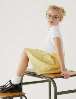 M&S Collection Dresses Girls' 2 In 1 Gingham Pleated School Dress (2-14 Yrs) 48 M&S Collection Dresses Girls' 2 In 1 Gingham Pleated School Dress (2-14 Yrs) -Cheap School Uniform Store SD 04 T76 6475 R0 X EC 0