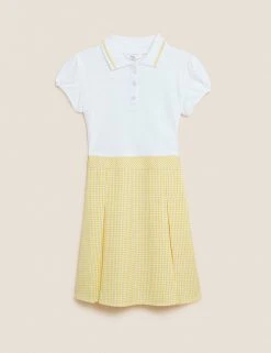 M&S Collection Dresses Girls' 2 In 1 Gingham Pleated School Dress (2-14 Yrs) 49 M&S Collection Dresses Girls' 2 In 1 Gingham Pleated School Dress (2-14 Yrs) -Cheap School Uniform Store SD 04 T76 6475 R0 X EC 90