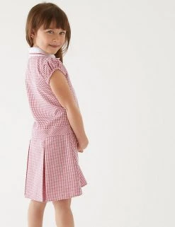 M&S Collection Dresses Girls' Gingham Pleated School Dress (2-14 Yrs) 62 M&S Collection Dresses Girls' Gingham Pleated School Dress (2-14 Yrs) -Cheap School Uniform Store SD 04 T76 6477 B0 X EC 2