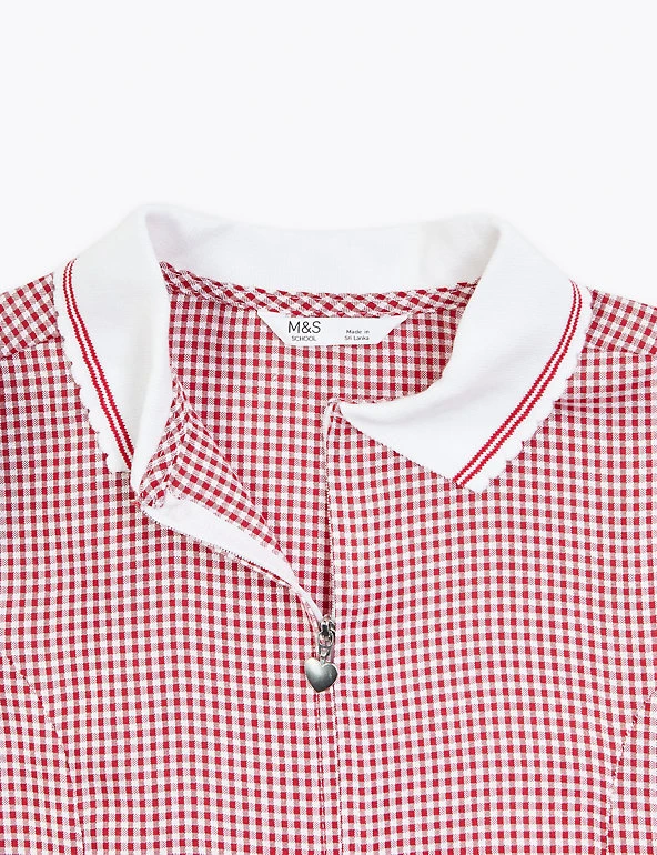 M&S Collection Dresses Girls' Gingham Pleated School Dress (2-14 Yrs) 23 M&S Collection Dresses Girls' Gingham Pleated School Dress (2-14 Yrs) - Image 21