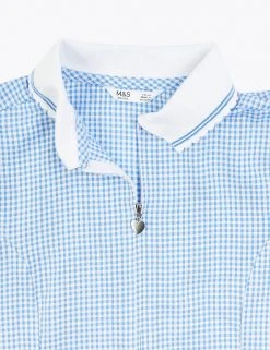 M&S Collection Dresses Girls' Gingham Pleated School Dress (2-14 Yrs) 47 M&S Collection Dresses Girls' Gingham Pleated School Dress (2-14 Yrs) -Cheap School Uniform Store SD 04 T76 6477 E1 X EC 4