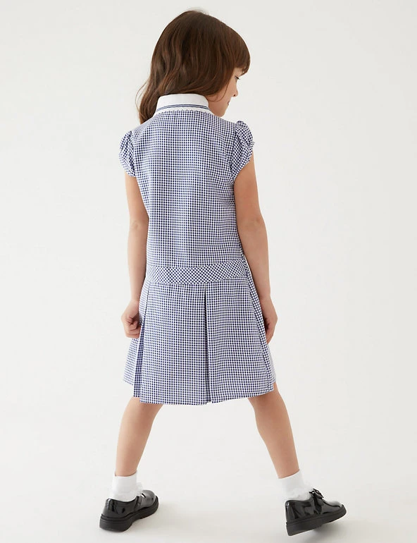 M&S Collection Dresses Girls' Gingham Pleated School Dress (2-14 Yrs) 37 M&S Collection Dresses Girls' Gingham Pleated School Dress (2-14 Yrs) - Image 35